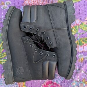 Timberland Black Leather Boots